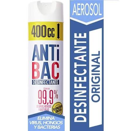 Desinfectante Anti Bac Aerosol 400 cc - Imagen 2