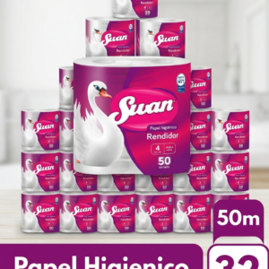 Papel Higiénico Swan Rendidor    Doble Hoja 32 Rollos X 50 mts.